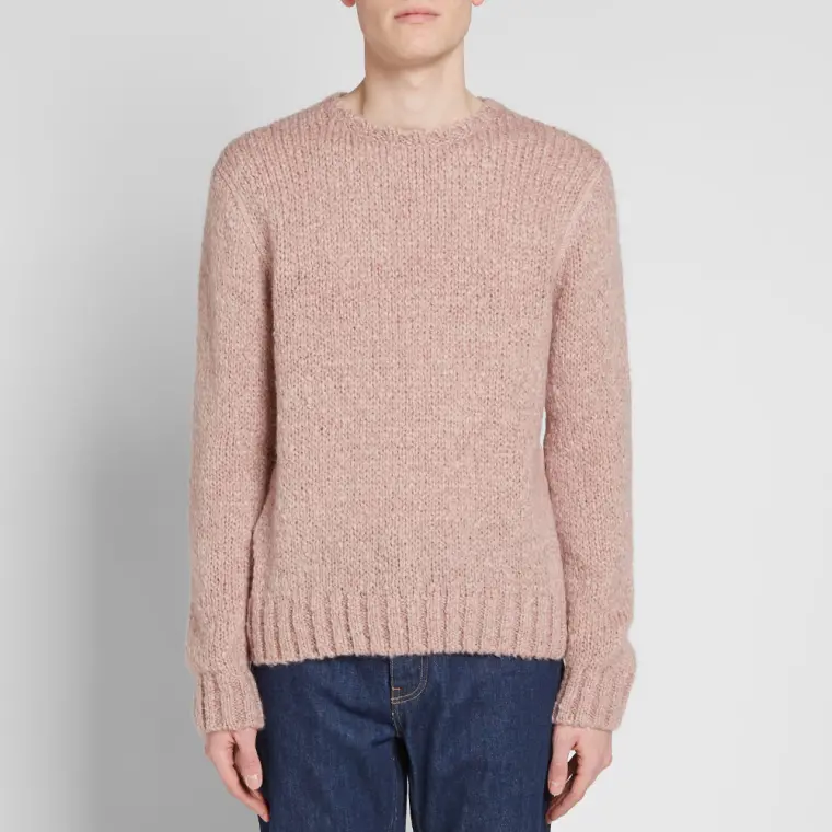 Round Crewneck Knit Model front-view